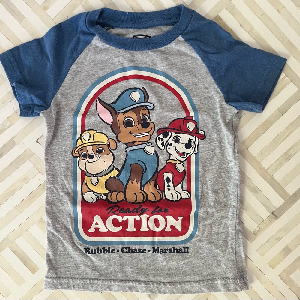 PAW PATROL Rubble, Chase & Marshall Tee, 2T